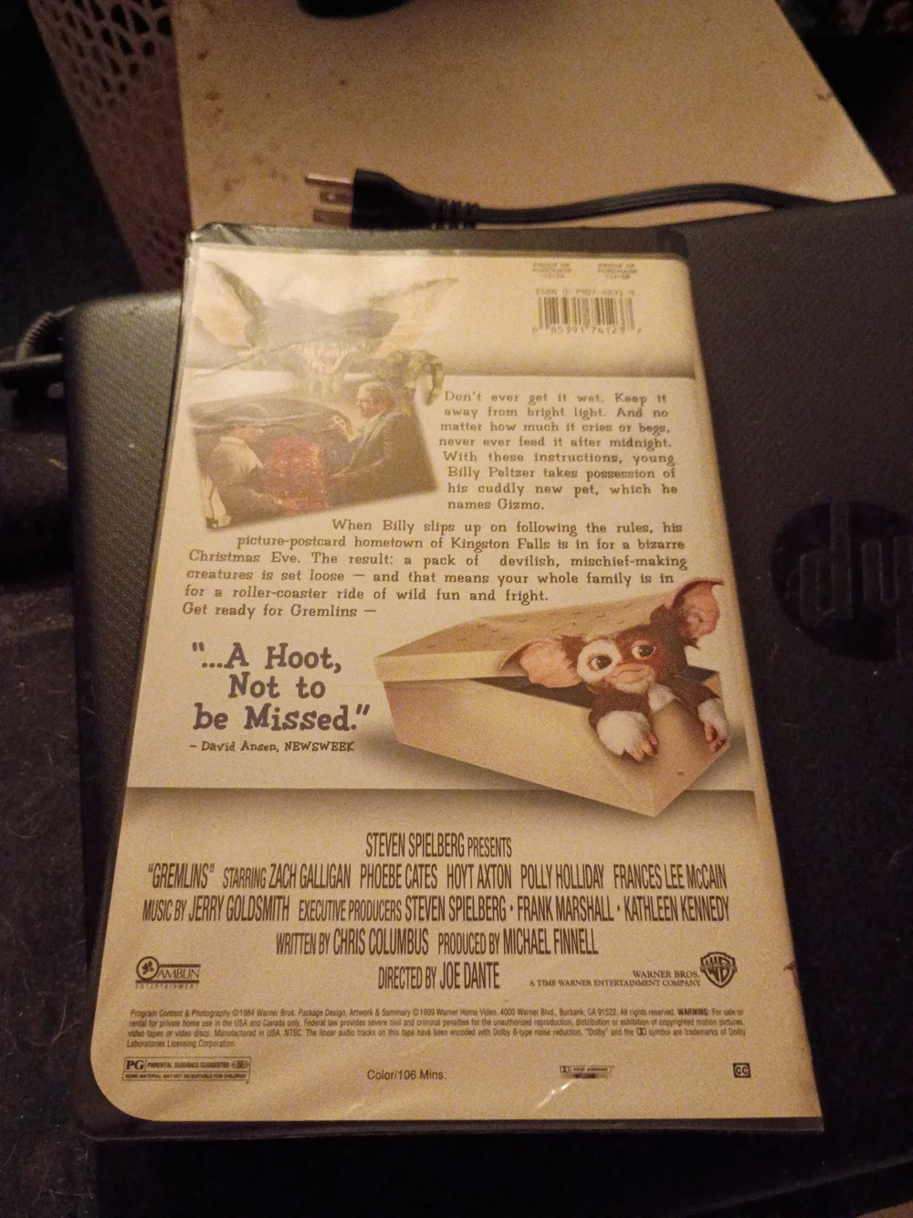 Gremlins Movie on VHS